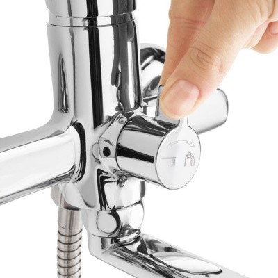 Смеситель для ванны с длинным изливом Nelson, Milardo, NELSBLCM10