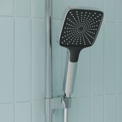 Душевая система с тропическим душем и изливом, глянцевый хром, Parker, IDDIS, PARSB3Fi06