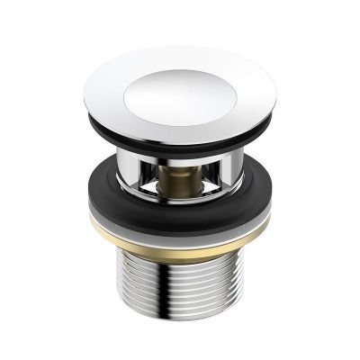 Выпуск для умывальника с переливом, хром, Optima Home, IDDIS, 001SB01i88