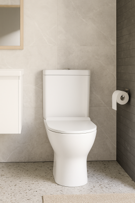 Унитаз-компакт безободковый, Structura, CETUS, 6016