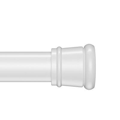 Карниз для ванной комнаты, 110-200 см, белый, IDDIS, SRW0120i14