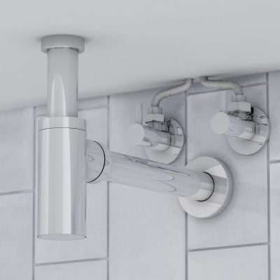 Кран угловой, с отражателем, 1/2; 1/2, кран-букса, латунь, IDDIS, 910B0Z4C2CZ