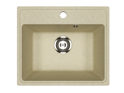 Мойка кухонная из искусственного камня CETUS С-490-002 бежевая