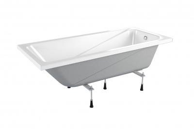 Ванна акриловая МЕТАКАМ Light 150*70 на ножках