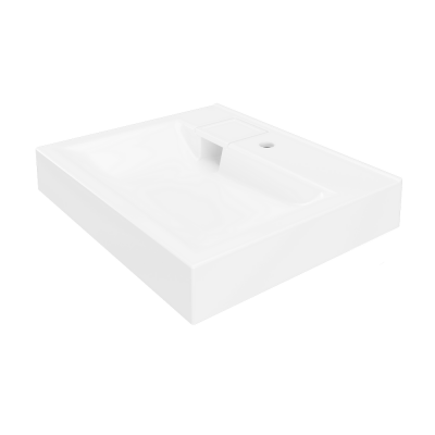 Раковина из литьевого мрамора на стиральную машину Paola SIENA 500