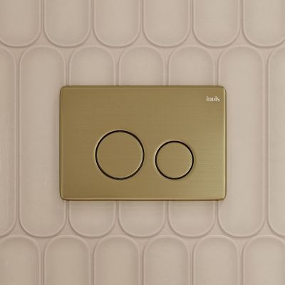 Клавиша смыва, универсальная, золото, Unisteel, 001, IDDIS, UNS01GGi77