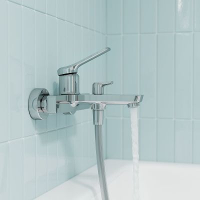 Смеситель для ванны, глянцевый хром, Parker, IDDIS, PARSB02i02WA