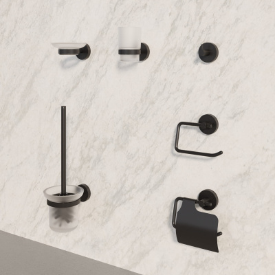 Крючок одинарный, черный матовый, сплав металлов, Sena, IDDIS, SENSB01i41