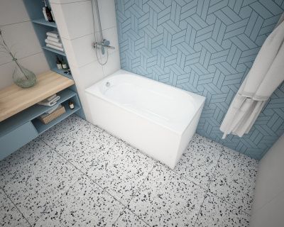 Ванна акриловая МЕТАКАМ Grace 130*70 на ножках