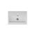 M90WCC0602WG GEM, Раковина мебельная, керамическая, 60 см, встроенная, цвет: белый, глянец