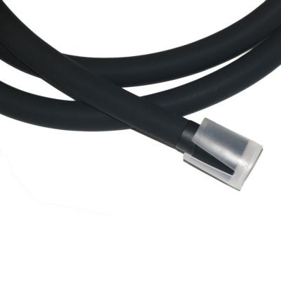 Шланг для душа, черный матовый, силиконовый, 1,5м, Optima Home, IDDIS, OPH15BLi19