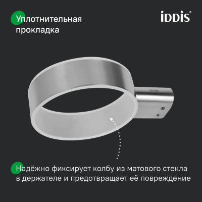 Ершик, нержавеющая сталь, Petite, хром матовый, IDDIS, PETSSSGi47