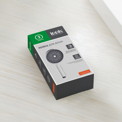 Лейка для душа IDDIS SpaHome 3 реж, ISPA3F0Ci18