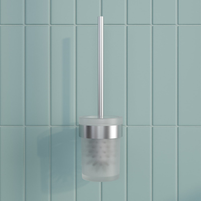 Ершик, нержавеющая сталь, Petite, хром матовый, IDDIS, PETSSSGi47