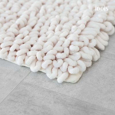 Коврик для ванной комнаты белого цвета, 50*80 см, микрофибра, IDDIS, D19M580i12
