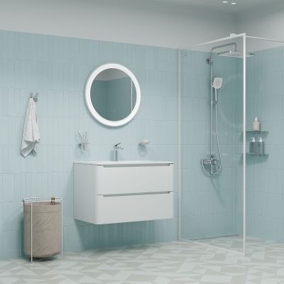 Смеситель для умывальника, глянцевый хром, Parker, IDDIS, PARSB00i01