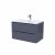	Тумба с умывальником, подвесная, 80 см, темно-серый, Edifice, IDDIS, EDI80D0i95K