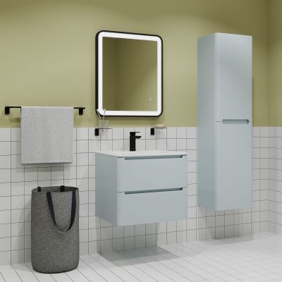 Пенал подвесной, 40 см, голубой, Edifice, IDDIS, EDI40B0i97