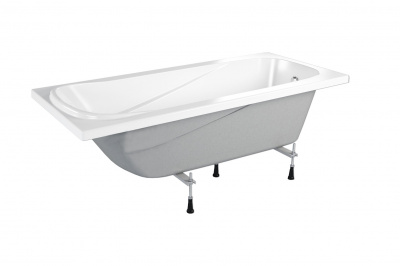 Акриловая ванна  МЕТАКАМ Comfort 160*70 на ножках