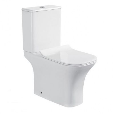 Унитаз-компакт безободковый, Linea, CETUS, 6215