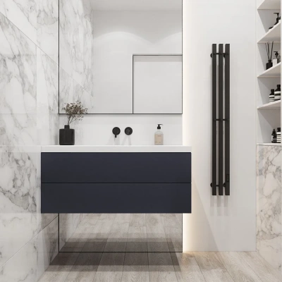 Полотенцесушитель Inaro Р120*6*12 профильный, черный, арт.INR-PR-120*6Ч