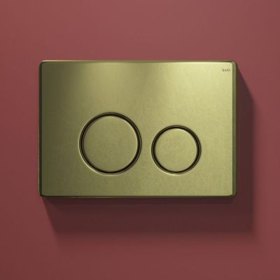Клавиша смыва, универсальная, золото, Unisteel, 001, IDDIS, UNS01GGi77