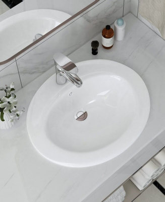 Умывальник на столешницу, овальный, CETUS, 2203