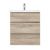 M91FSX0752OF GEM S, База под раковину, напольная, 75 см, 3 ящика, светлый дуб