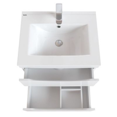 Тумба с умывальником, подвесная, 60 см, белая, Cloud, IDDIS, CLO60W0i95K