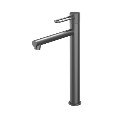 Смеситель для настольного умывальника, графит матовый, Duna, IDDIS, DUNGM01i01