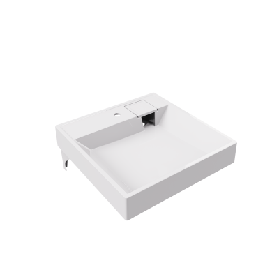 Раковина подвесная с отверстием под смеситель над стиральной машиной Paola Juno 600, арт. Pj600 