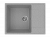 Мойка кухонная из искусственного камня, врезная CETUS С-650-003 серая