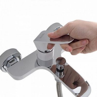 Смеситель для ванны, белый/хром, Calipso, IDDIS, CALSB00i02WA