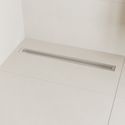 Лоток душевой, сифон 360, комбинированный затвор, перфорированная решетка, 800мм, хром, IDDIS, 975B8SB20DZ