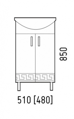 Тумба ОЛИМП 50, K407342, CETUS