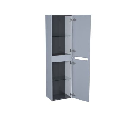 Пенал подвесной, 40 см, светло-серый, Edifice, IDDIS, EDI40L0i97