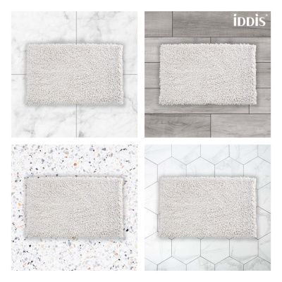 Коврик для ванной комнаты белого цвета, 50*80 см, микрофибра, IDDIS, D19M580i12