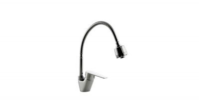 Смеситель для кухни с гибким изливом Rossinka S35-26