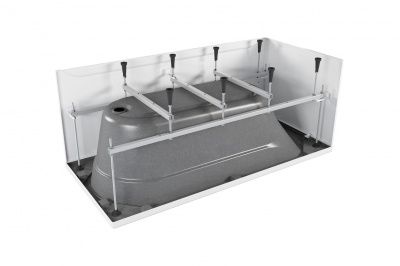 Ванна акриловая МЕТАКАМ Grace 160*70 на ножках