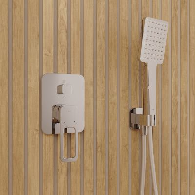 Душевая система скрытого монтажа с тропическим душем и ручным душем, Slide, IDDIS, SLISB02i67