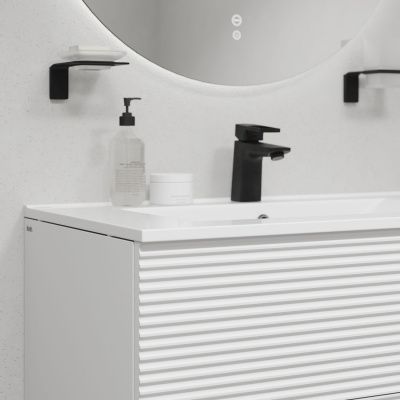 Тумба с умывальником, подвесная, 80 см, белый, Bild, IDDIS, BIL80W0i95K