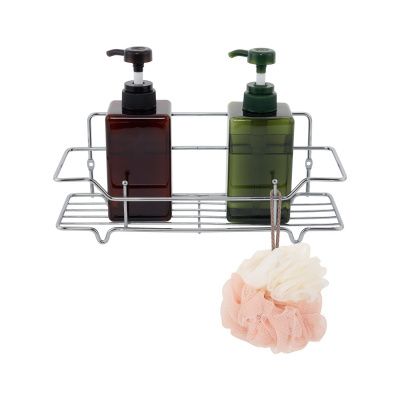 Полка одноярусная прямая, проволока стальная, хром, Grid, Milardo, GRICS1CM44