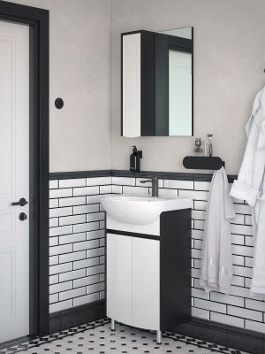 Зеркало-шкаф "Элара" 50 левый Cetus, ELR50Z-CETUS