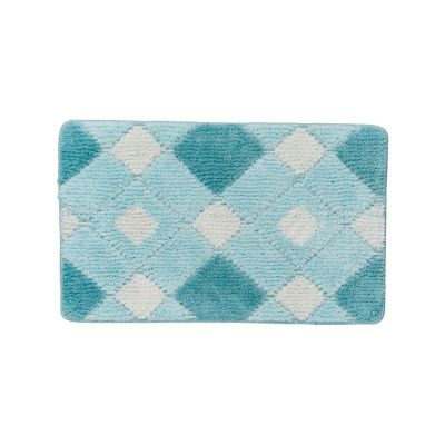 Коврик для ванной комнаты с геометрическим рисунком, 50*80 см, микрофибра, P05M580i12, IDDIS