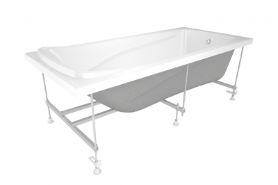 Ванна акриловая  МЕТАКАМ Comfort Maxi 180*80 на каркасе