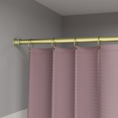 Карниз для ванной комнаты, 110-200 см, золотой матовый, Elegante, IDDIS, RSG0120i14