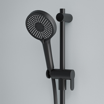 Лейка для душа, черная матовая, Optima Home, IDDIS, OPH3FB0i18