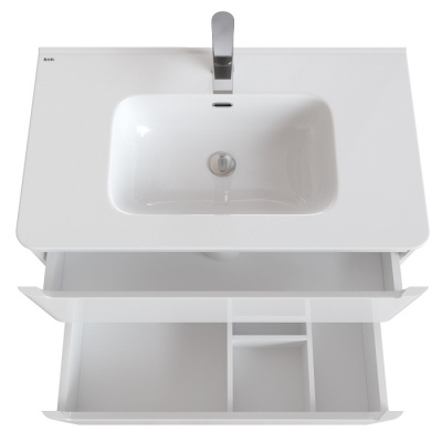 Тумба с умывальником, подвесная, 80 см, белая, Edifice, IDDIS, EDI80W0i95K