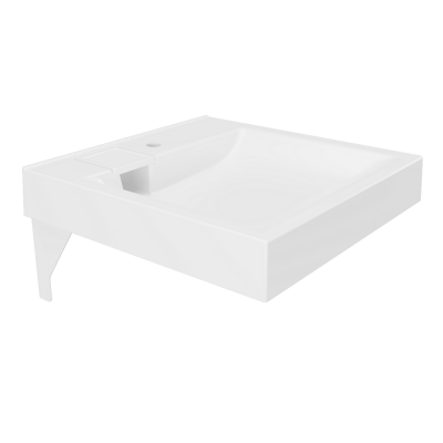 Раковина из литьевого мрамора на стиральную машину Paola SIENA 600