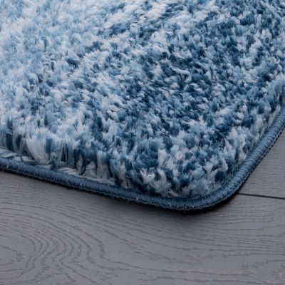 Коврик для ванной комнаты синего цвета, 50*80 см, микрофибра, B01M580i12, IDDIS